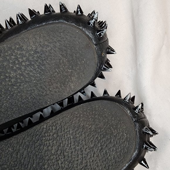 UNIF | Hellraiser Studded Loafers Black With Black Spikes - Picture 7 of 7